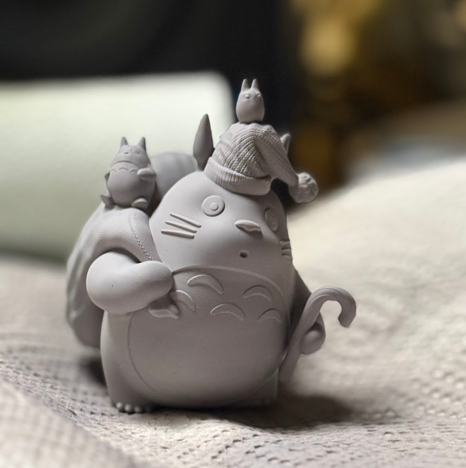 Cute Totoro Christmas Miniature 模型预览图 2