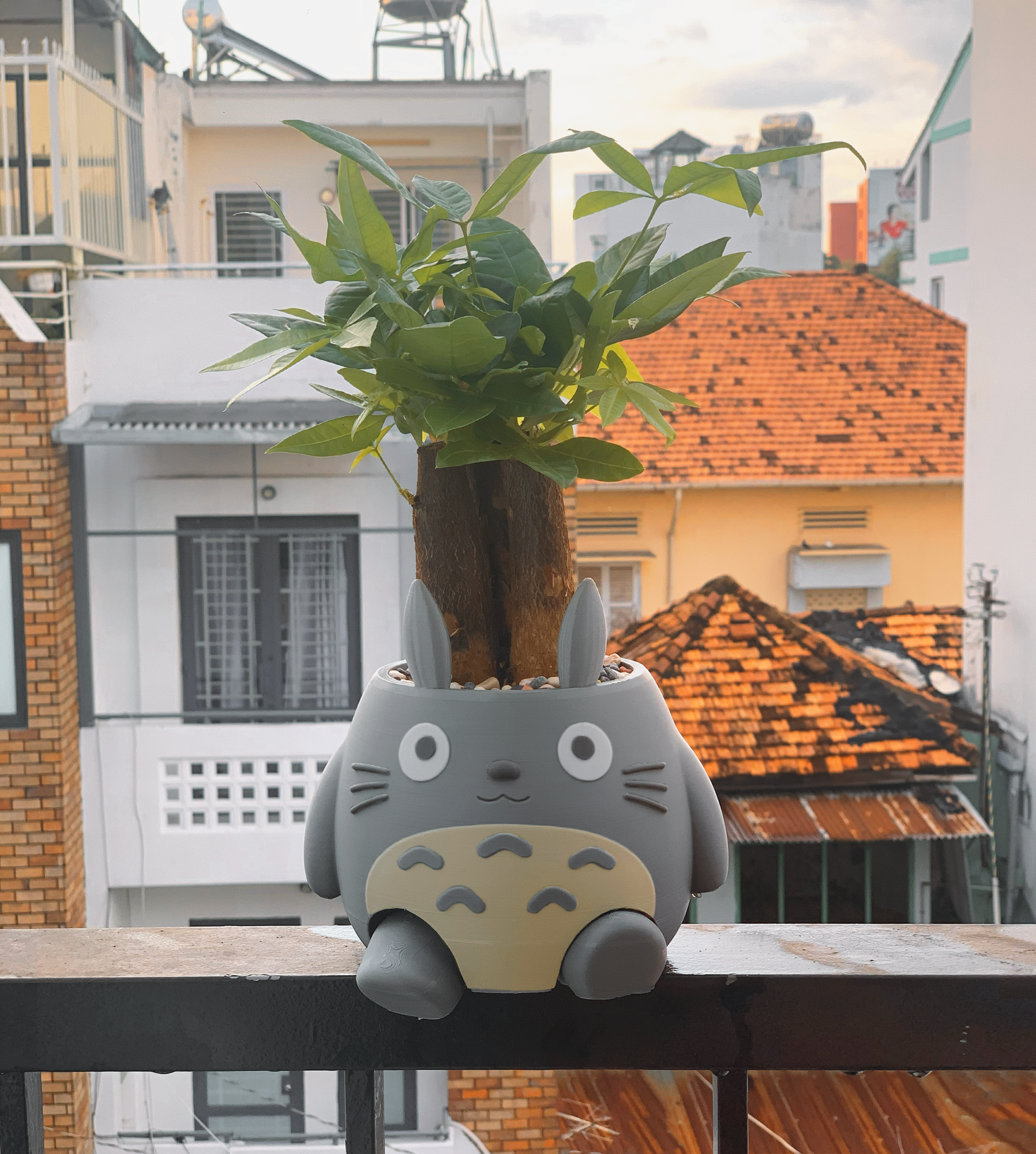 Cute Totoro Planter / Organizer 模型预览图 2