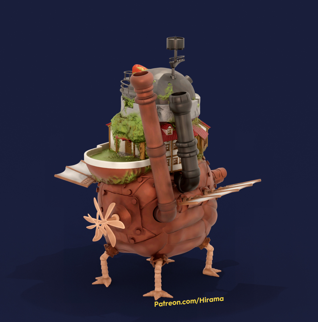 Howl's Moving Castle 模型预览图 2
