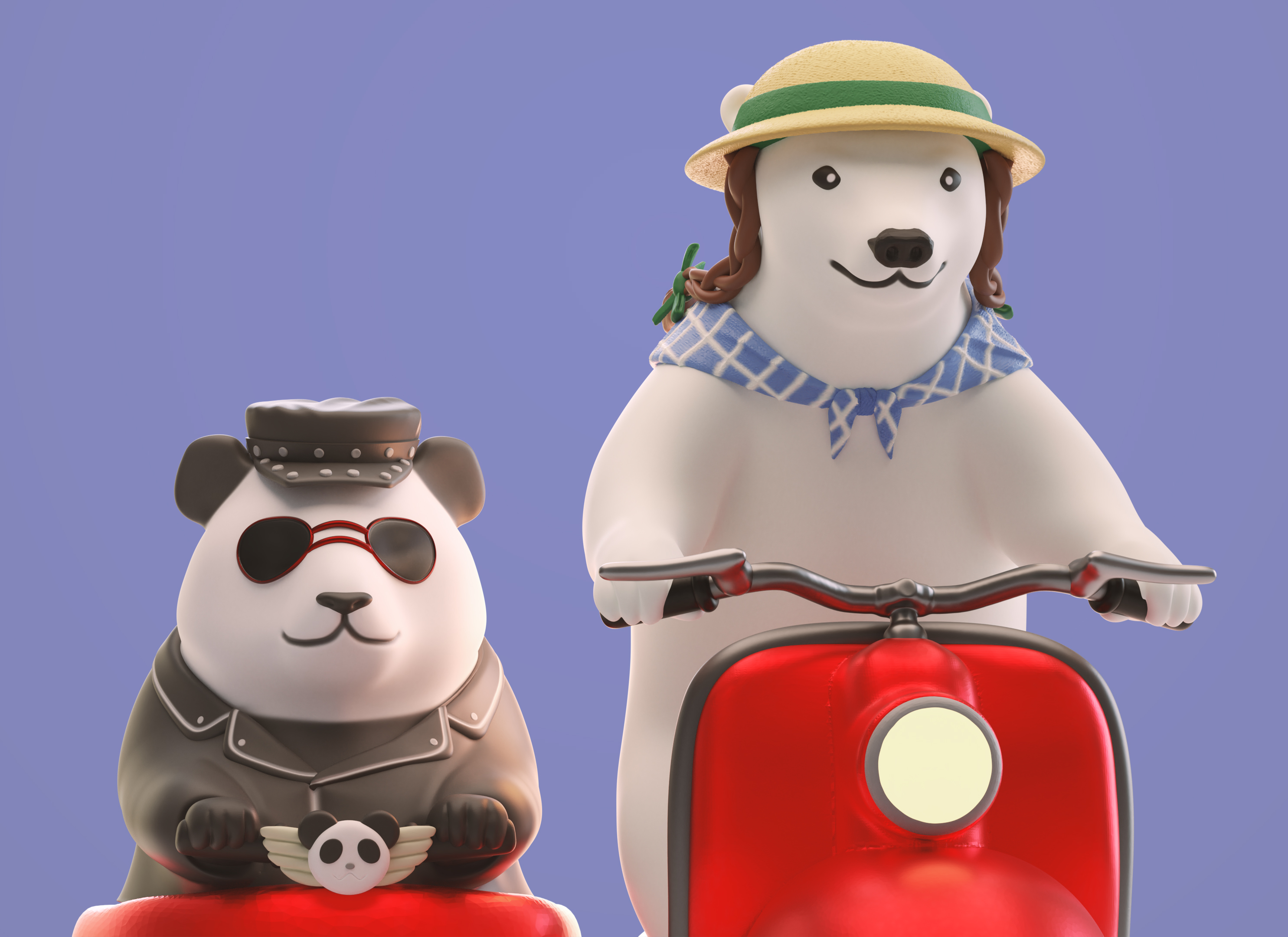 Shirokuma Cafe Diorama 模型预览图 2