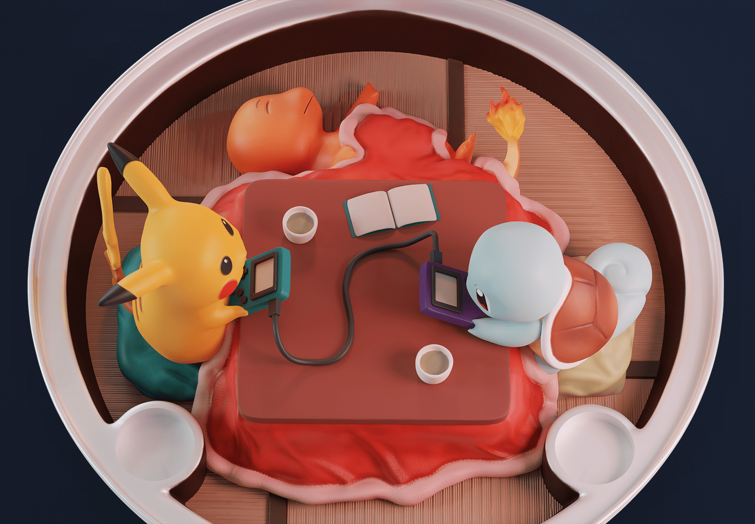 Pokeball Diorama 模型预览图 3