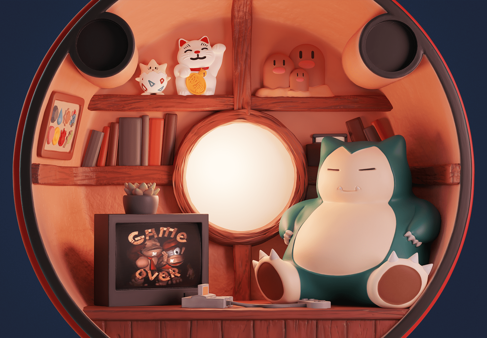 Pokeball Diorama 模型预览图 4