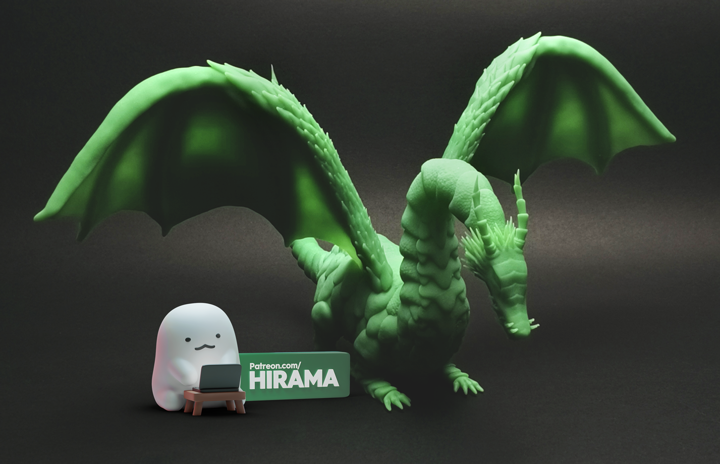 Tales From Earthsea Dragon Diorama 模型预览图 2