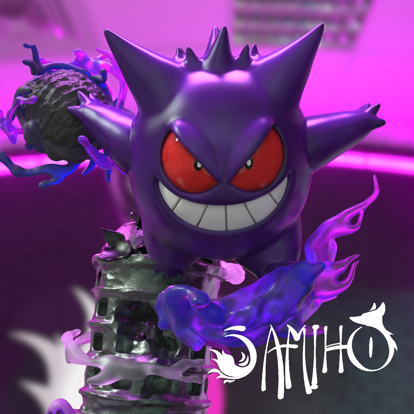 Samiho Studios - Lavender Tower Gengar