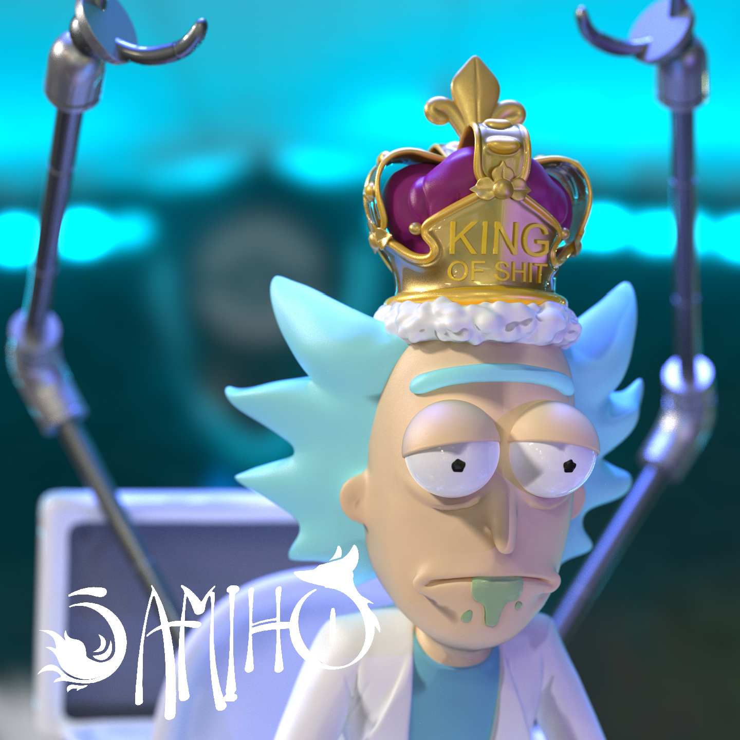 Samiho Studios - Rick: King Of Shit Diorama