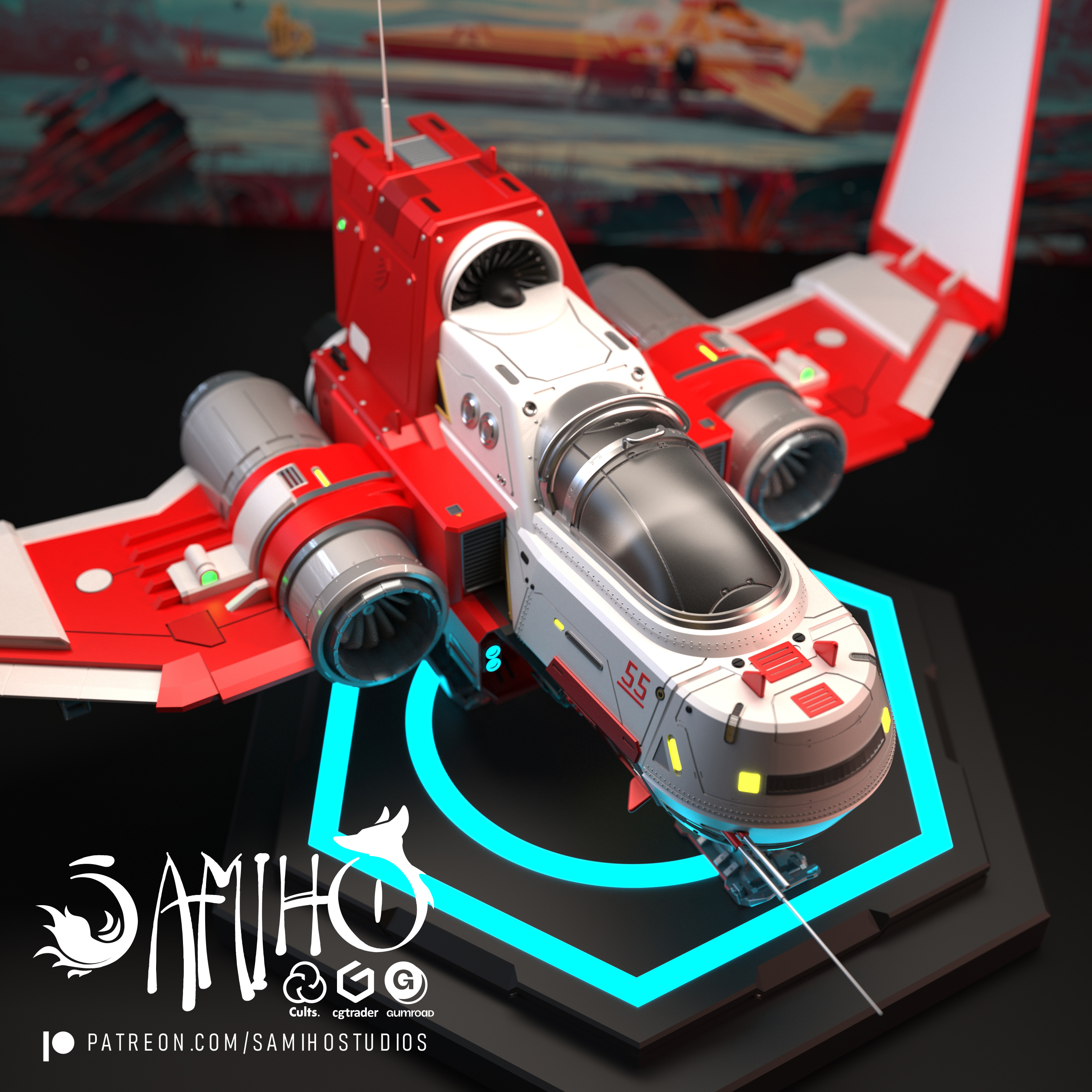 Samiho Studios - Radiant Pillar BC1 模型预览图 1