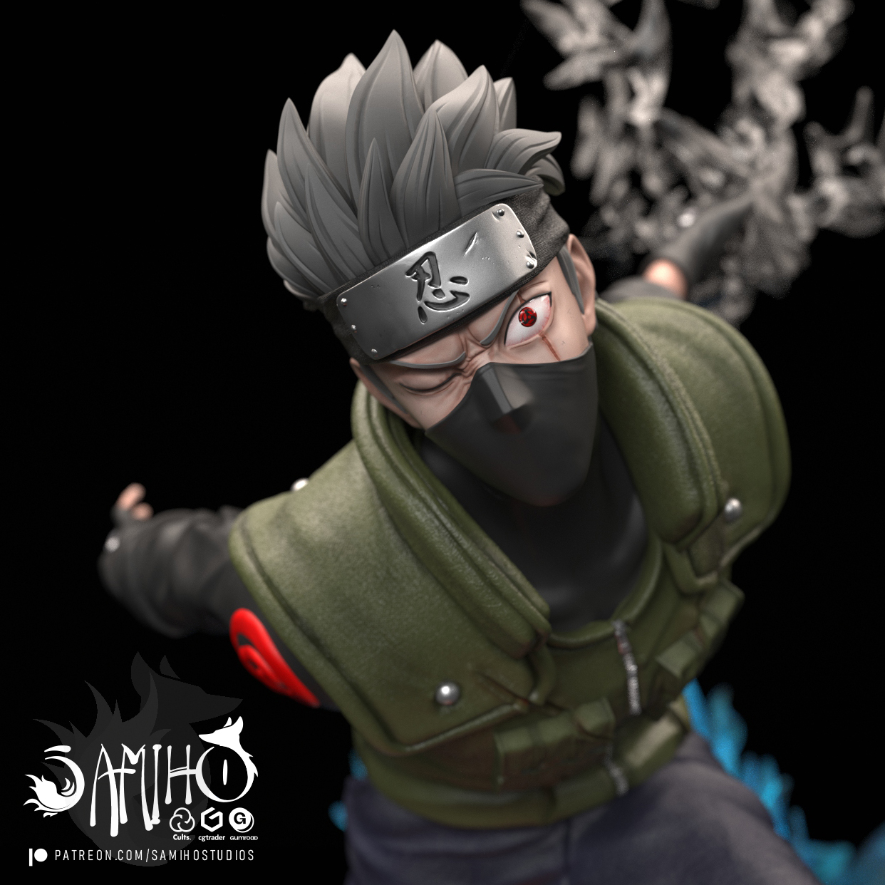 Samiho Studios - Kakashi and Susanoo 模型预览图 1