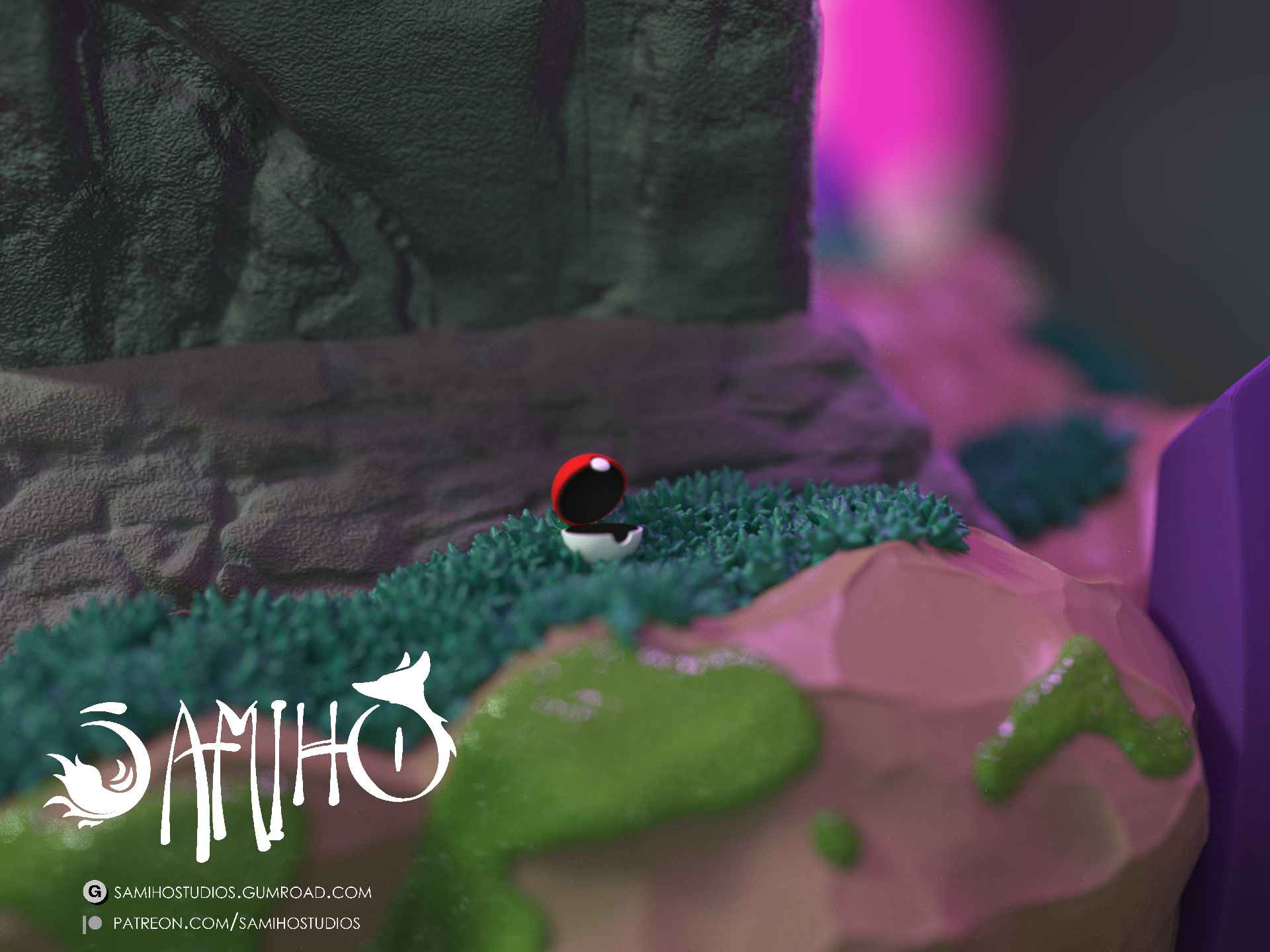 Samiho Studios - Lavender Tower Gengar 模型预览图 8