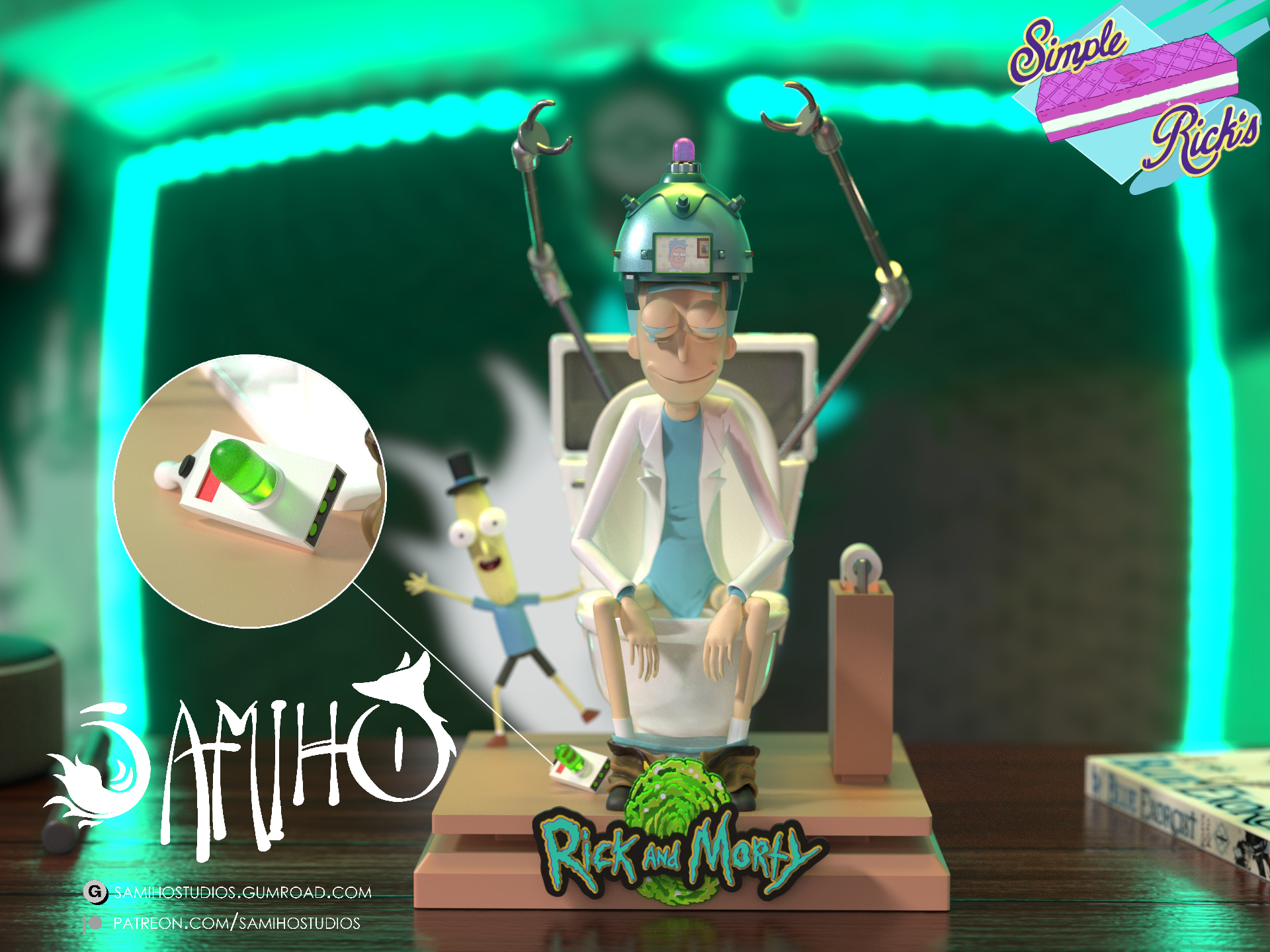 Samiho Studios - Rick: King Of Shit Diorama 模型预览图 4