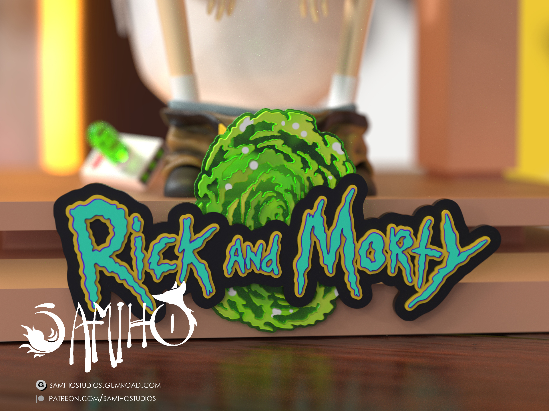 Samiho Studios - Rick: King Of Shit Diorama 模型预览图 7