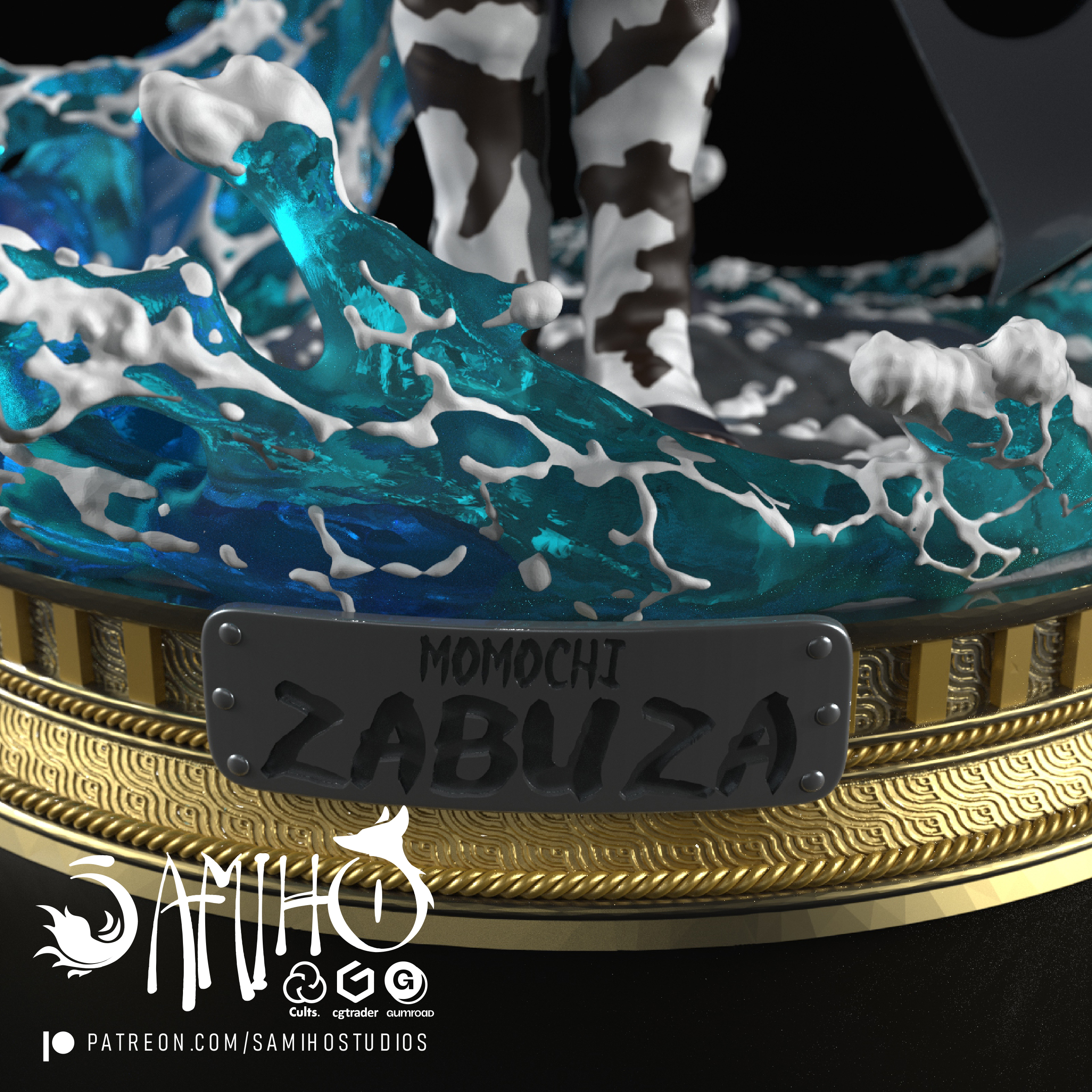 Samiho Studios - Kakashi VS Zabuza 模型预览图 9
