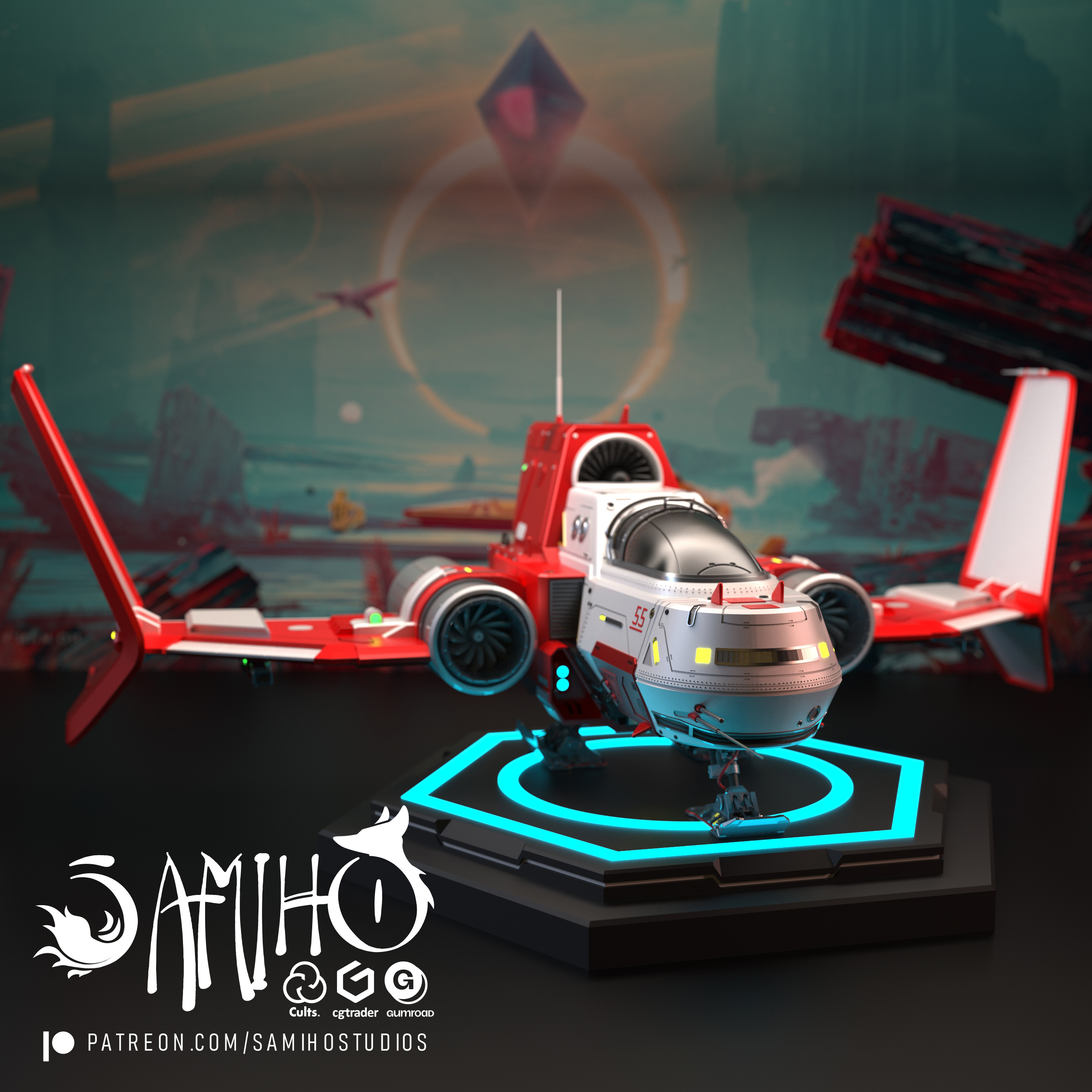 Samiho Studios - Radiant Pillar BC1 模型预览图 2