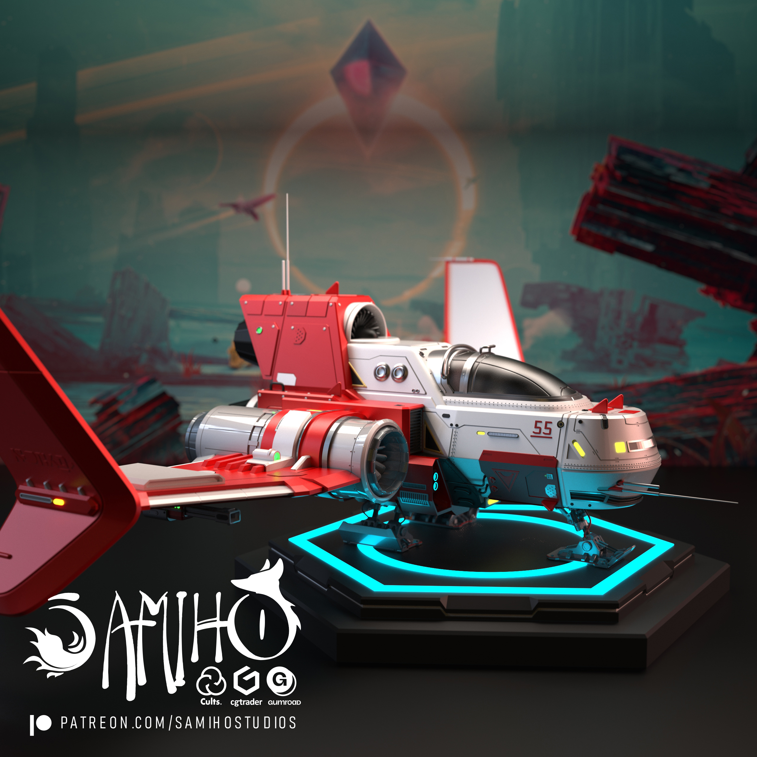 Samiho Studios - Radiant Pillar BC1 模型预览图 3