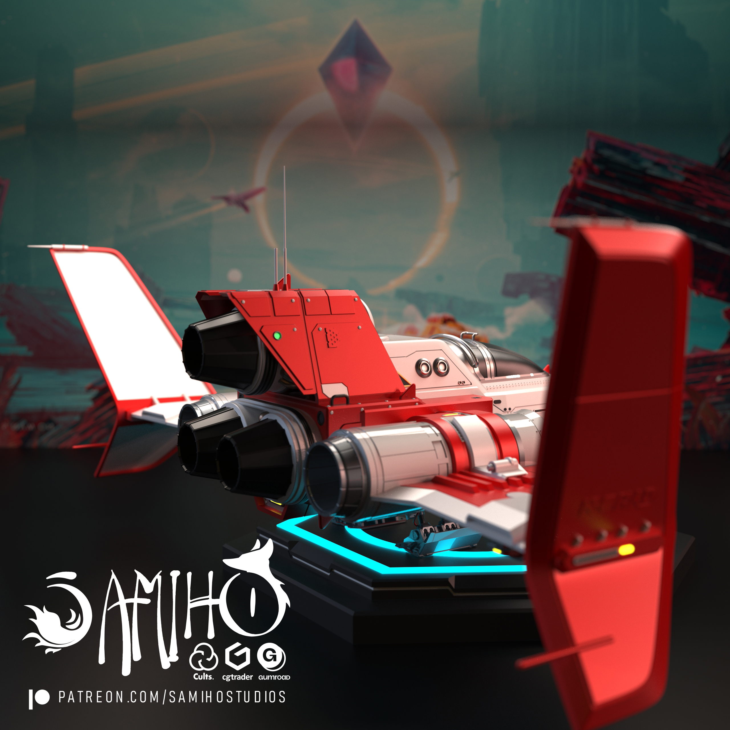 Samiho Studios - Radiant Pillar BC1 模型预览图 4