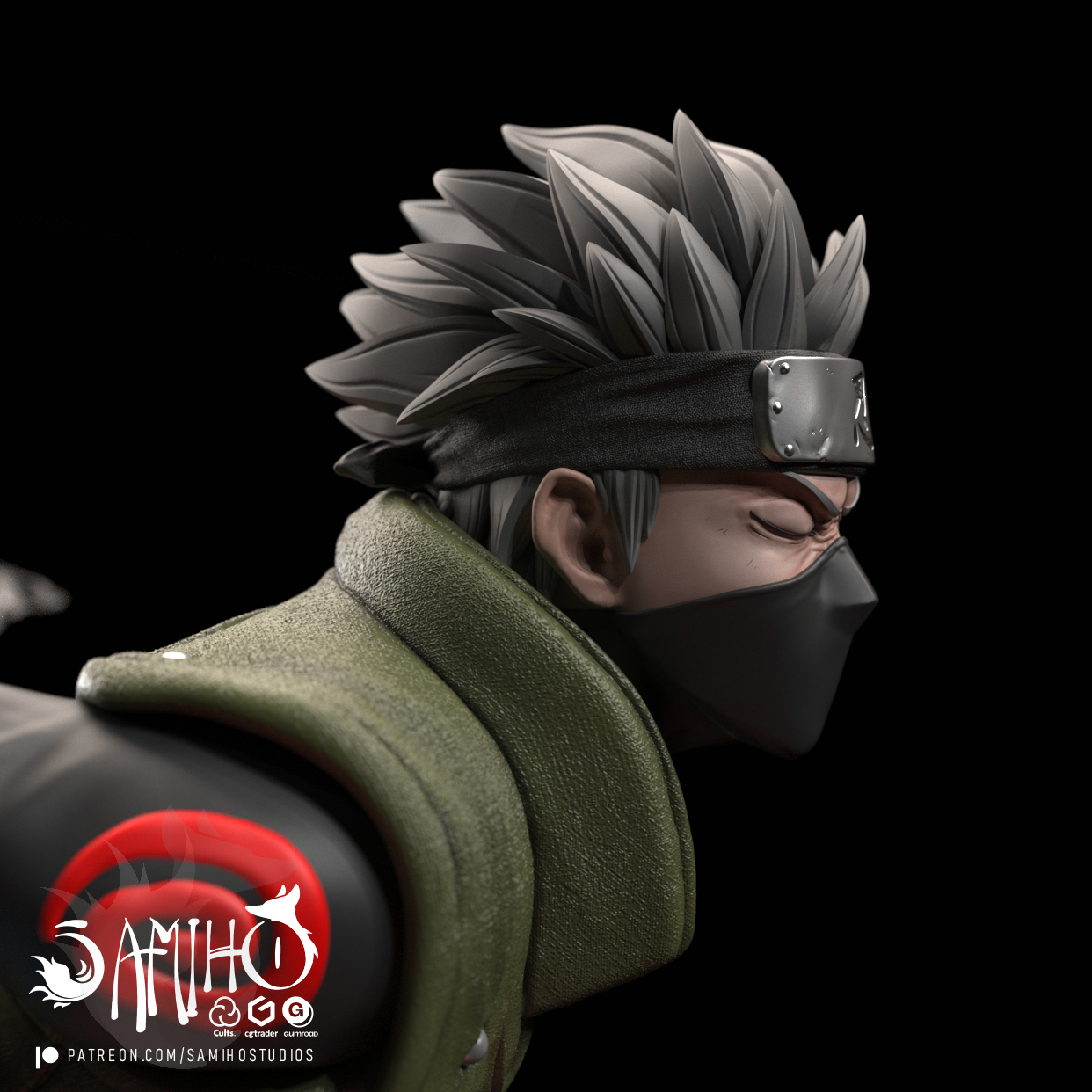 Samiho Studios - Kakashi and Susanoo 模型预览图 5