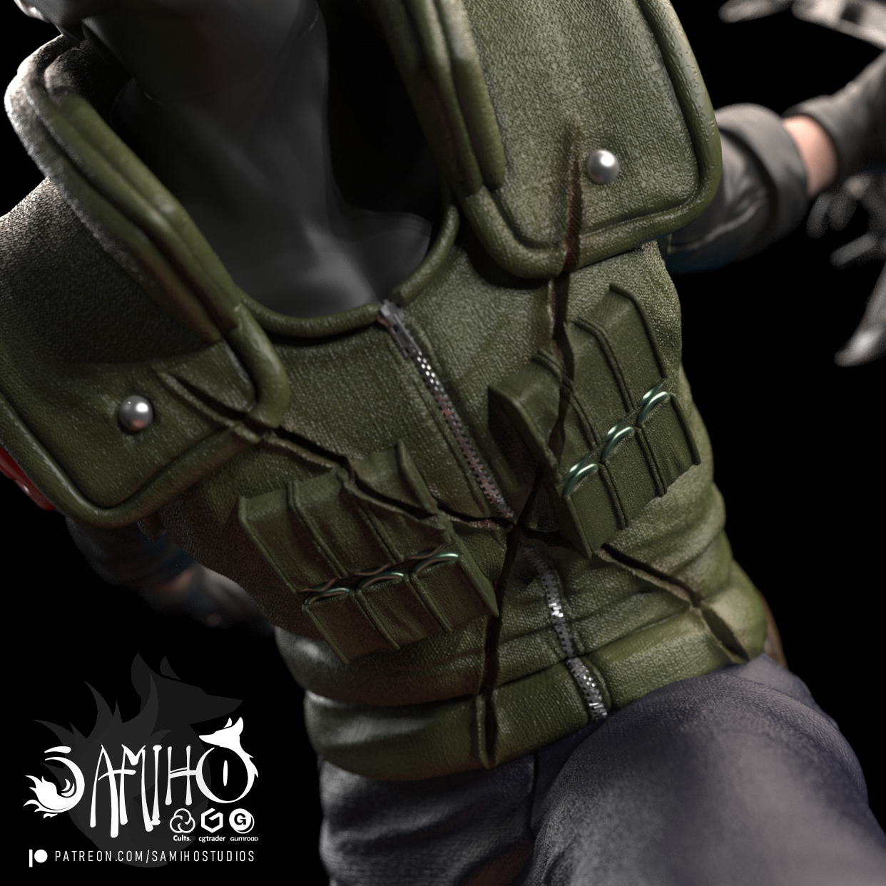 Samiho Studios - Kakashi and Susanoo 模型预览图 8