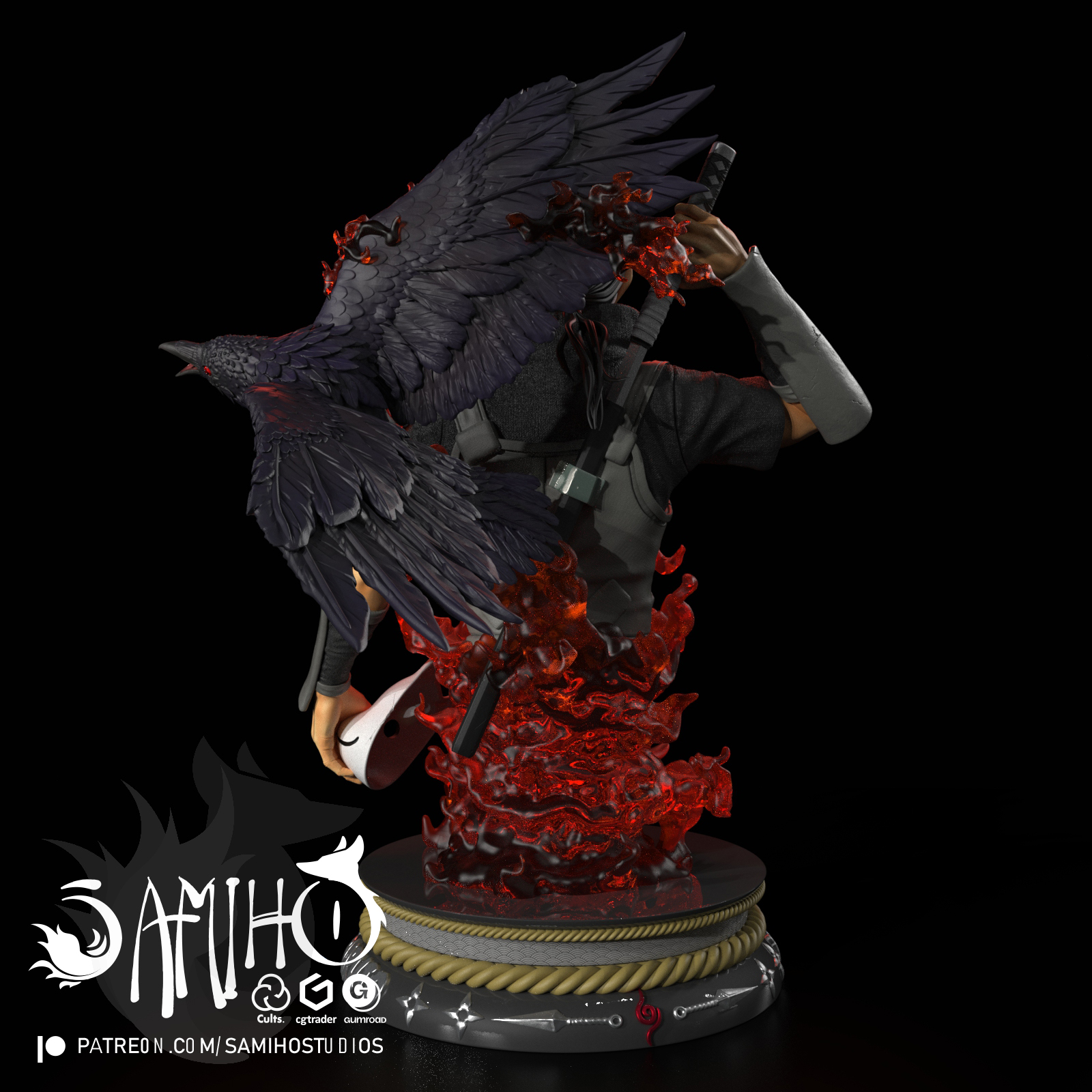 Samiho Studios - Itachi Anbu 模型预览图 4