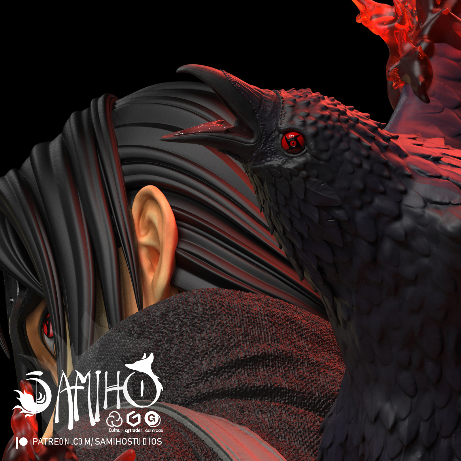 Samiho Studios - Itachi Anbu 模型预览图 7